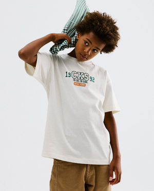 T-shirt avec inscription, loose fit
