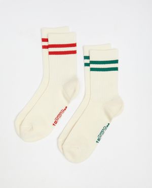 Set de 2 paires de chaussettes