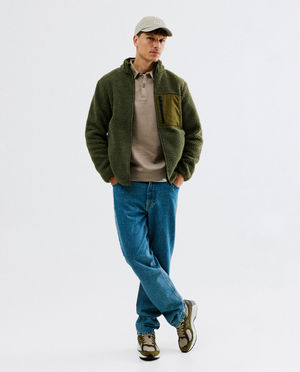 Sweaters - Blauwe polotrui