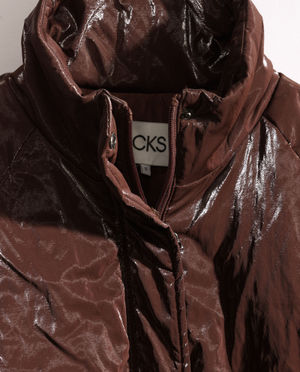 Manteaux - Veste &agrave; l&rsquo;aspect brillant
