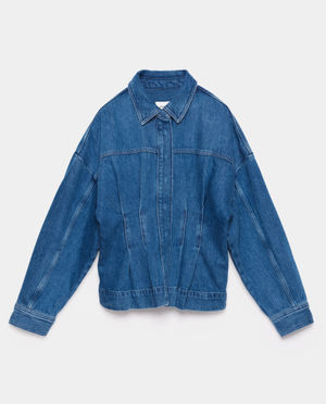 Hemden - Jeanshemd met gecentreerde taille