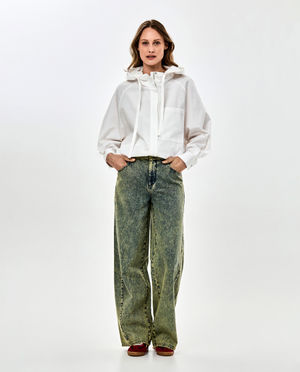 Hemden - Blouse met rits