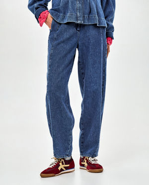 Pantalons - Jean bleu, barrel fit