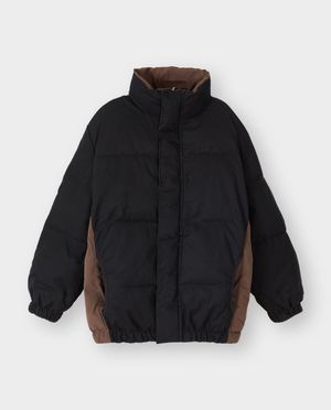 Poncho's en teddy's - Omkeerbare pufferjas