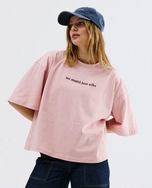 T-shirt We mutti just niks, oversized fit - De Mutti's