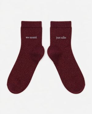Chaussettes avec inscription brod&eacute;e De Mutti's, 36-41