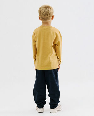 Pantalons - Pantalon bleu fonc&eacute;, baggy fit