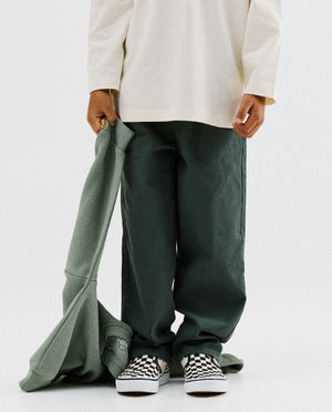 Pantalons - Pantalon bleu fonc&eacute;, baggy fit