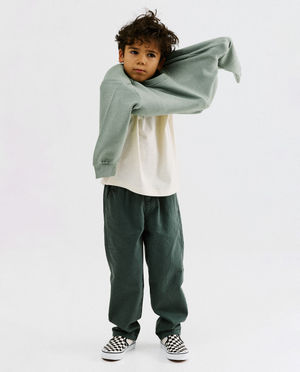 Pantalons - Pantalon bleu fonc&eacute;, baggy fit