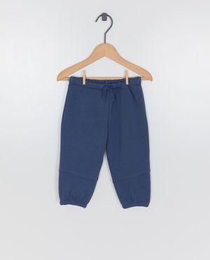Blauwe broek, loose fit - Besties