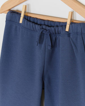 Broeken - Blauwe broek, loose fit