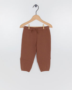 Blauwe broek, loose fit