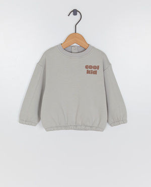 Sweater met opschrift