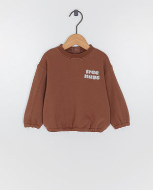 Sweater met opschrift - Besties