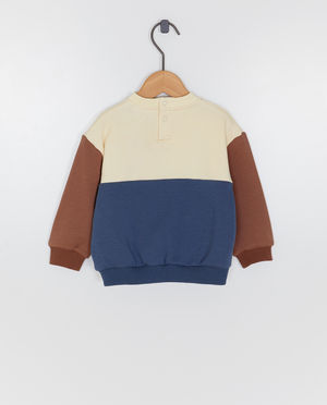 Sweaters - Sweater met color block