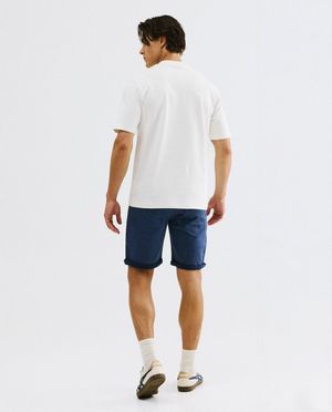 Shorten - Blauwe jeansshort, slim fit