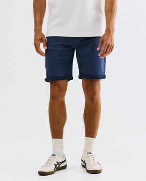Shorten - Blauwe jeansshort, slim fit