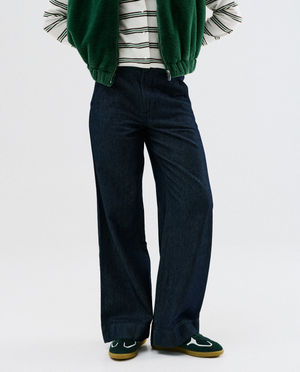 Jeans - Jean bleu fonc&eacute;, straight fit