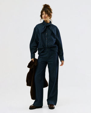 Jeans - Donkerblauwe jeans, straight fit