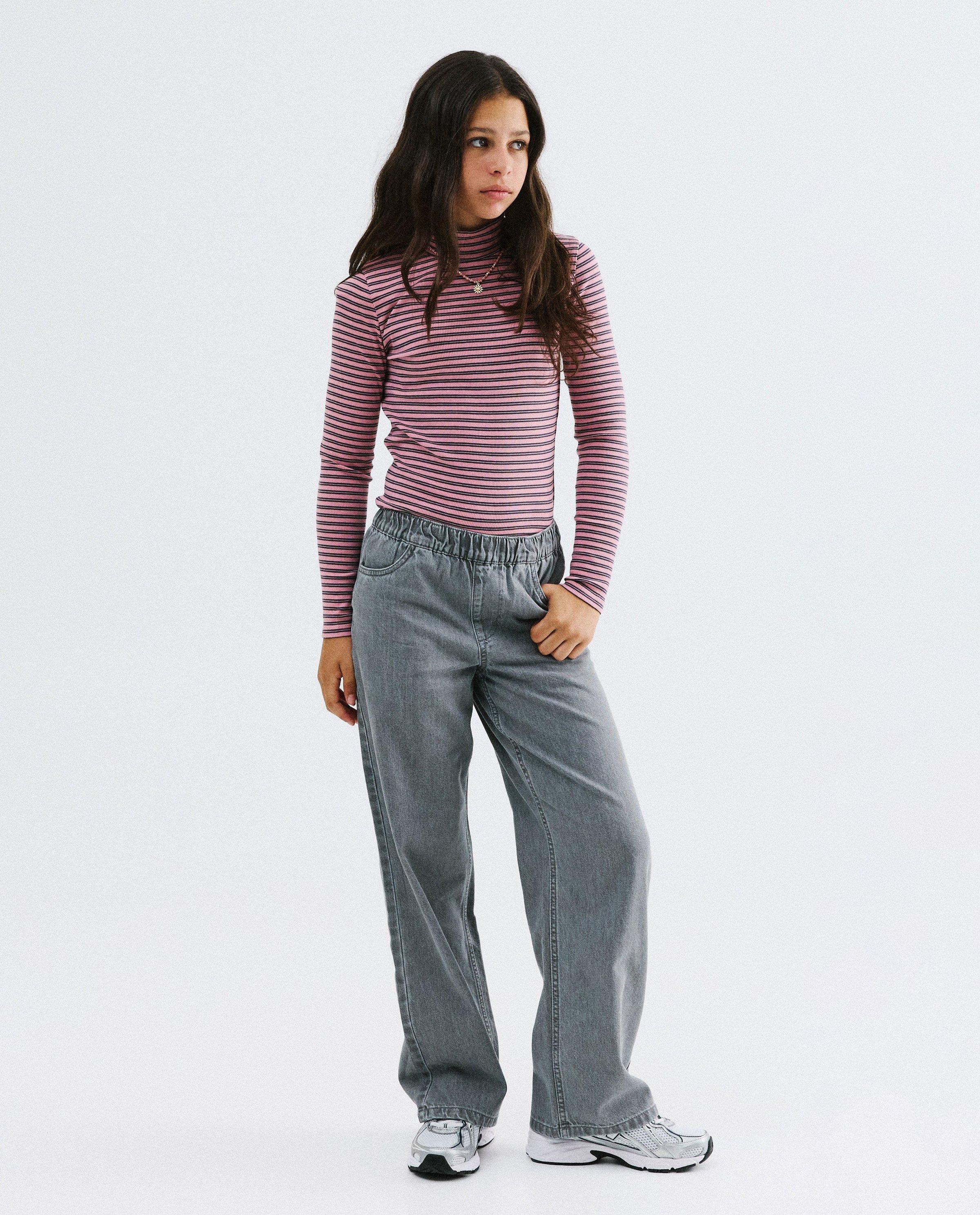 Jean gris, straight fit - Besties