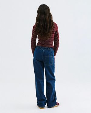 Jeans - Jean bleu fonc&eacute;, straight fit