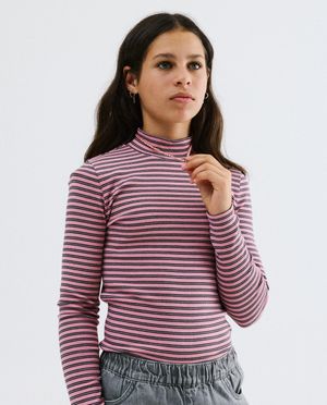 Longsleeve met fijne strepen