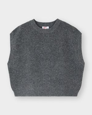 Cardigan - Grijze debardeur