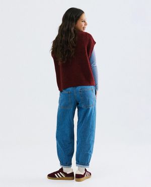 Cardigan - Grijze debardeur