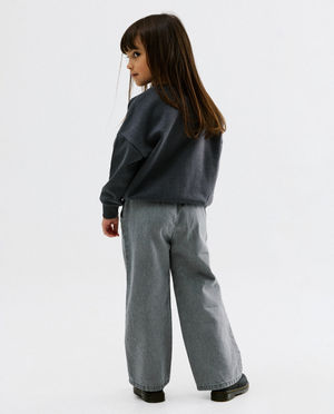 Jeans - Jean gris, straight fit