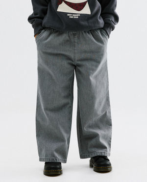 Jeans - Grijze jeans, straight fit