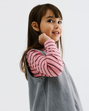 Longsleeve met fijne strepen