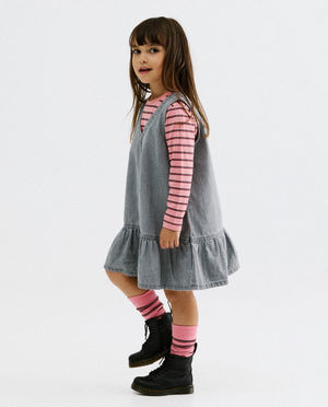 T-shirts - Longsleeve met fijne strepen