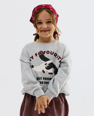 Sweat avec imprim&eacute; chat