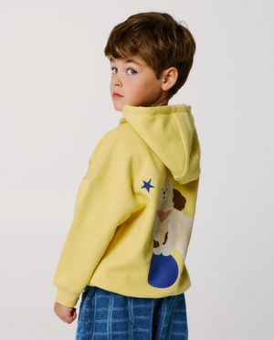 Sweaters - Hoodie met geborduurde backprint, unisex, 98-134