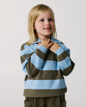 Truien - Trui met strepen, unisex, 98-134