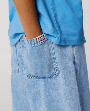Jeans - Jeans met siernaden, baggy fit, 116-164