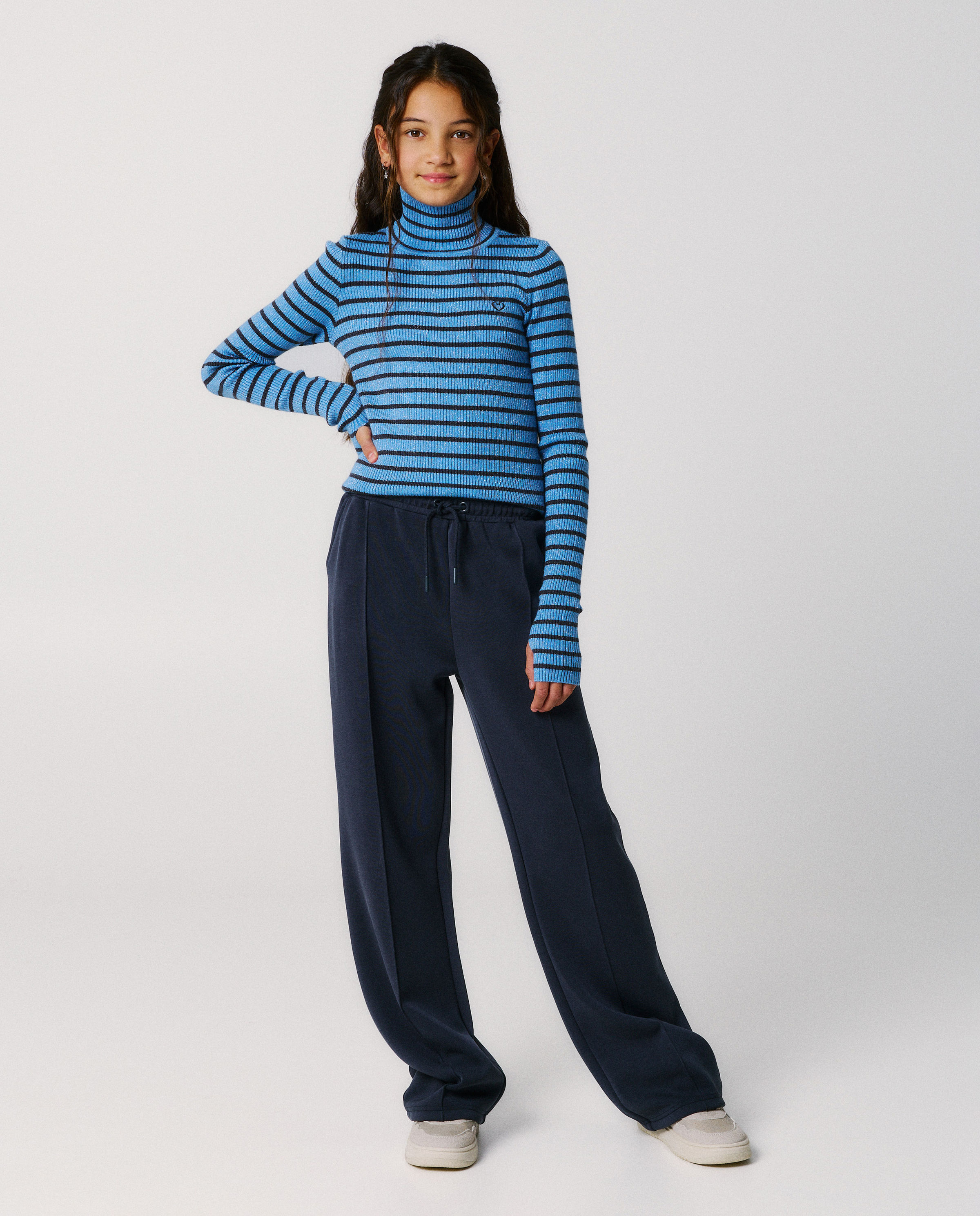 Broek met siernaden, straight fit, 116-164 - CAMILLE x JBC