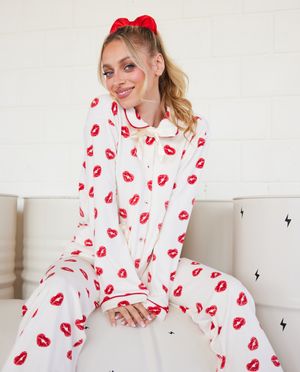 Nachtkleding - Pyjama met print