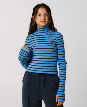 Longsleeve met fijne strepen, 116-164