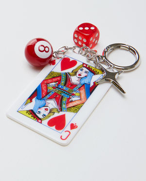 Breigoed - Bag charm met 4 hangers