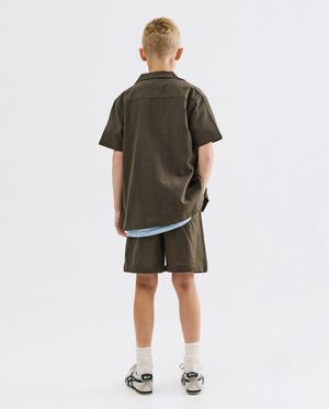 Shorts - Short brun fonc&eacute;