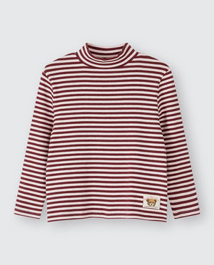 T-shirts - Longsleeve met fijne strepen