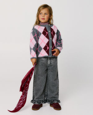 Cardigan - Cardigan met ruiten