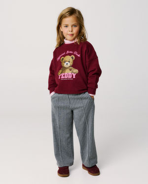 Sweaters - Sweater met print teddybeer