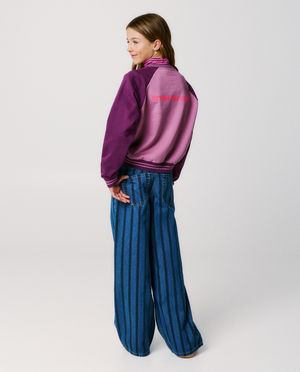 Jeans - Jean &agrave; rayures, wide fit