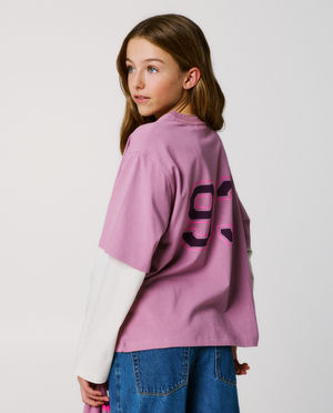 T-shirt avec imprim&eacute; au dos, oversized fit