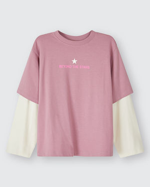 T-shirts - T-shirt met backprint, oversized fit