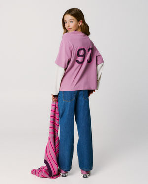 T-shirts - T-shirt met backprint, oversized fit