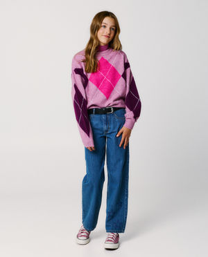T-shirts - Longsleeve met fijne strepen