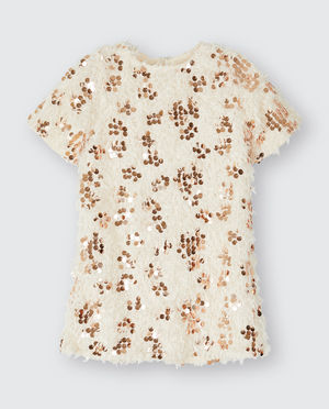 Kleedjes - Fluffy jurk met pailletten